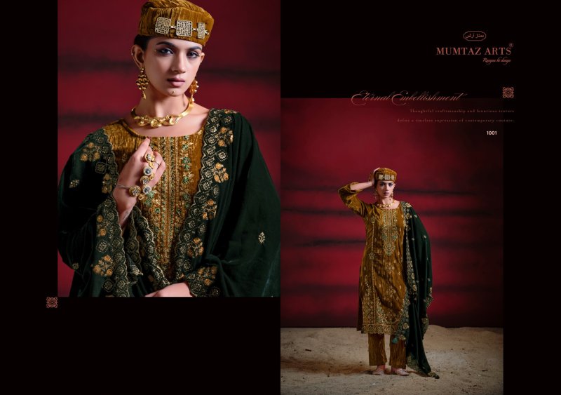 Sanwariya By Mumtaz Arts Crush Velvet Designer Salwar Suits
